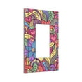 thumbnail image 2 of ZICANCN Outlet Covers Wall Plate, Spring Elegant Floral Light Switch Cover Decorative, Duplex Toggle Combo 1-Gang, 2 of 9