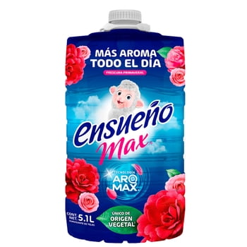 Suavizante de telas Ensueño Max frescura primaveral 5.1 l