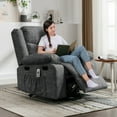 Puremind Recliner Chair for Adults, Electric Glider Recliner with Heat