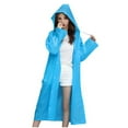 thumbnail image 4 of EUDIDV Lightweight Raincoat Women's Outdoor Travel Fashion Adult Raincoat Thick Transparent EVC Raincoat Durable Rain Shield Raincoat for Adults, 4 of 5
