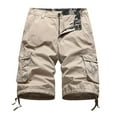 thumbnail image 1 of Gibobby Shorts Cargo de Randonnée pour Hommes avec Poches à Fermeture Éclair Multiples Séchage Rapide Léger pour Golf Pêche Décontractée (Kaki, 32), 1 of 8