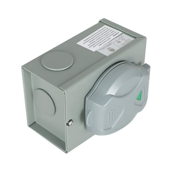 SEBLAFF 3 Prong 50 Amp  Generator Cord Generator Power Inlet Box NEMA SS2-50P 125/250V