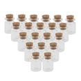 thumbnail image 2 of 20Pcs 5ml Tapón de Corcho Pequeño Frascos de Frascos Contenedor de Botella de Deseos Yuyangstore Corcho Mini Viales, 2 of 8
