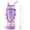 16oz Ceramic-Lined Lavender, variant on Mininoo Kids Water Bottle for School - 16 oz Stainless Steel Insulated Water Bottle with Ceramic-Lined, Leakproof Straw Lid & Beaded Handle for Girls & Boys