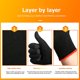 thumbnail image 3 of Guantes de Juego Yuxing para PUBG Resistentes al Sudor Color Negro, 3 of 5