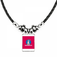 thumbnail image 1 of Independence Day Freedom Unity Necklace Jewelry Torque Leather Rope Pendant, 1 of 3