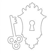 Sizzix Thinlits Die Set, Textured Impressions - Ornamental Keyhole by Vintaj, 1 Pack