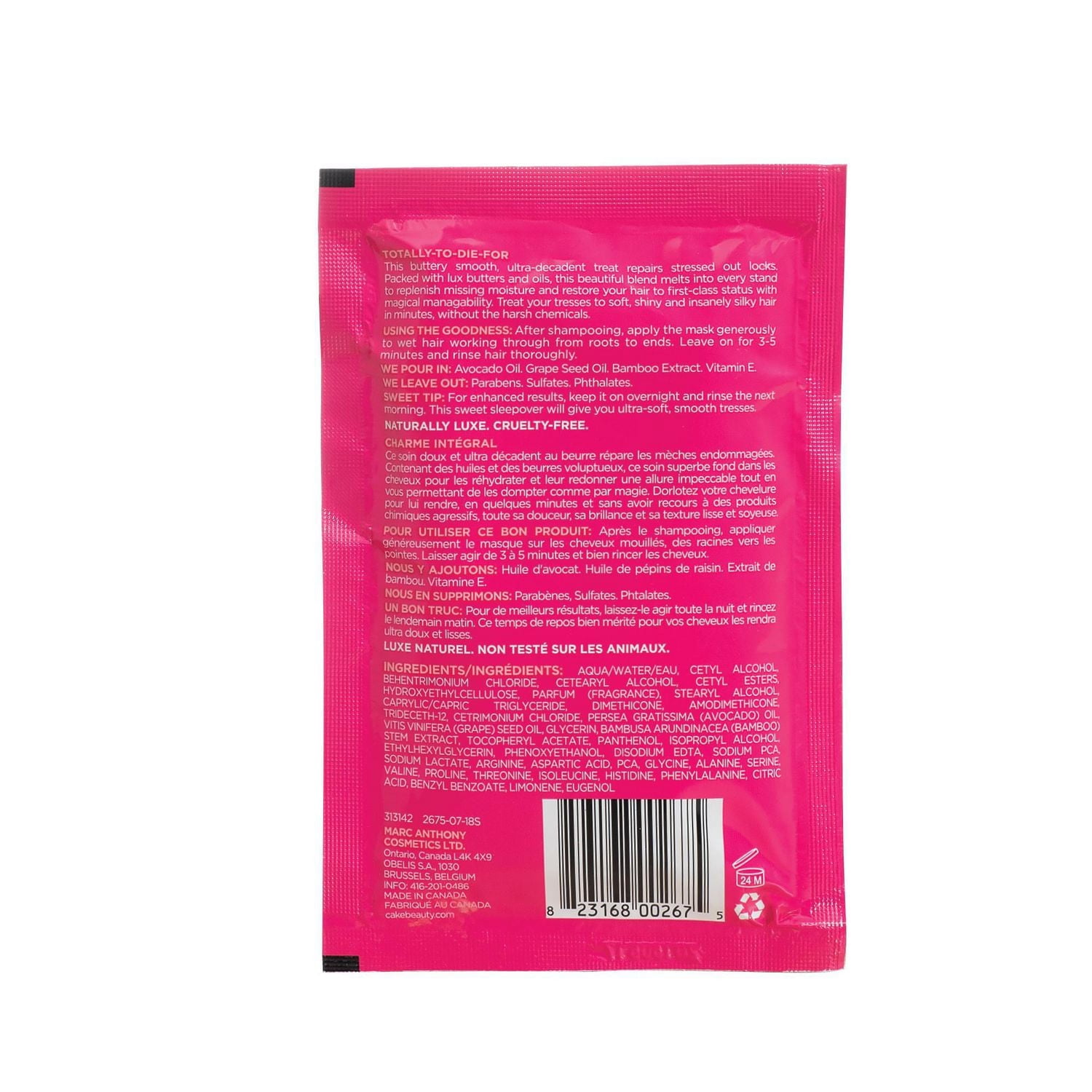 Cake The Smooth Move Moisture Melt Hair Mask