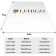 thumbnail image 5 of Lehigh University Logo Queen Blanket Lightweight Blanket for Bed, Sofa Microplush - Ultra Soft Warm Blanket, 5 of 6