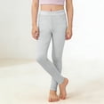 thumbnail image 6 of WAVSUF Girls Leggings Elastic Waist Lightweight Comfort Soft Summer Yoga Gym Sports Underpants Green Size 4, 6 of 10