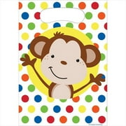 Creative Converting 083439 Fun Monkey Loot Bags, Plastic - Case of 96