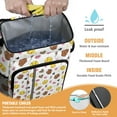 thumbnail image 2 of Travel Cooler Bag - Colorful Softball and Fashion Icons Pattern Camping Beer Cooler Backpack with Bottle Opener- Waterproof Insulated Picnic Backpacks - Cooler Bag for Beach, 2 of 6