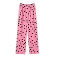 thumbnail image 4 of ATOGUTA Girls Pajama Pants Soft PJ Bottoms for Kids Cute Print Lounge Sleep Clothes with Pockets, 4 of 6