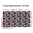 thumbnail image 3 of Manfei Black Pink White Fabric by the Yard (1 Yard), Contemporary Stripe Decorative Fabric by the Yard, Geometric Lines Sewing & Crafting Fabric, Luxurious Living Room Decor, 3 of 6