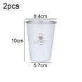 thumbnail image 2 of Juego de tazas de pinta de acero inoxidable de 2 paquetes, taza de cerveza apilable de un sólo recinto para fiesta y camping, 2 of 5