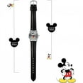 thumbnail image 5 of Disney Women's MK1003 Mickey Mouse Black Leather Strap Watch, 5 of 5