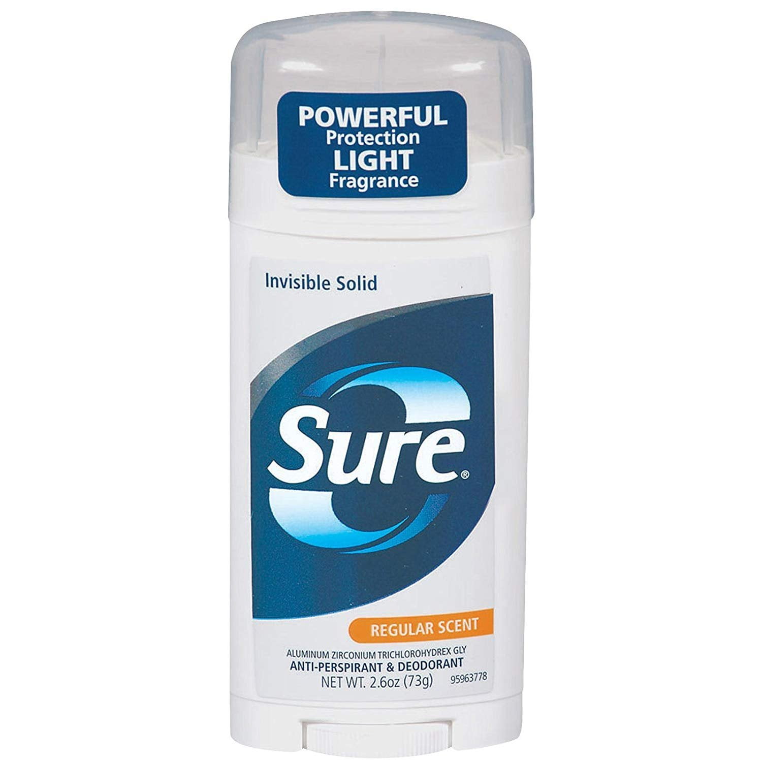 Sure 2.6 Oz. Regular Invisible Solid Antiperspirant & Deodorant