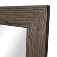 thumbnail image 4 of Rayne Mirrors Ozark Hardwood Tall Wall Mirror 68"x33" Leaning Floor Mirror Red Oak Ebony, 4 of 4