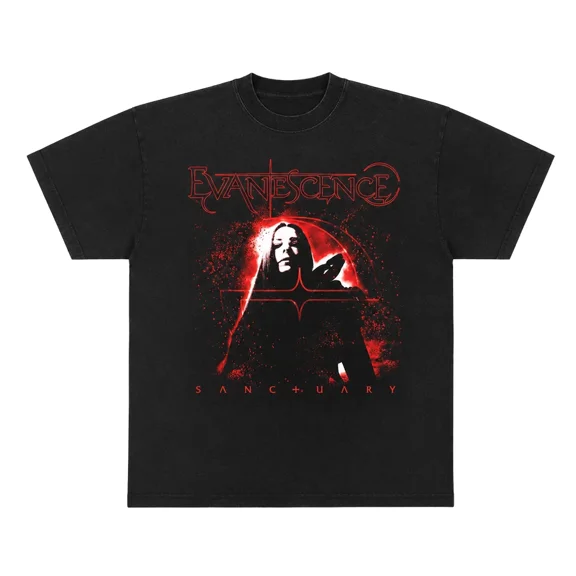 Evanescence Hi Contrast Red Sanctuary Unisex T-shirt For Fan