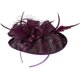 thumbnail image 1 of Diadema de malla KAIYANG con flores para el pelo rosa y morado, 1 of 5