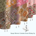 thumbnail image 6 of Pioneer Flower Floral Print Pattern Shower Curtain 36"x72" ,Bathroom Decorative Shower Curtains Set with 12 Hooks,Modern Waterproof Washable Shower Curtain, 6 of 6
