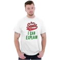 thumbnail image 4 of Funny Xmas Dear Santa I Can Explain Men's Graphic T Shirt Tees Brisco Brands S, 4 of 4