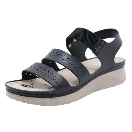 

GWAABD Platform Slip On Sandals Sports Sandals Women and Girls Summer Beach Sports Sandals Fashion