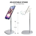 thumbnail image 4 of Langgg Phone Holder Height Adjustable Phone Stand Home Office Desktop Non-slip Tablet Bracket, Silver, 4 of 9