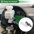 thumbnail image 7 of Brake Master Cylinder Hydraulic Master Cylinder for Mazda 3 2004-2013 Aluminum Alloy Plastic Reservoir No.BPYS4340ZB Silver Tone White Durable, 7 of 7