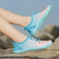thumbnail image 2 of Womens Shoes,Sneakers Fashion Athletic Running Shoes Lightweight Breathable Comfortable Walking Shoes Casual Workout Gym Training,Shoes for Women,Sky Blue,8, 2 of 5