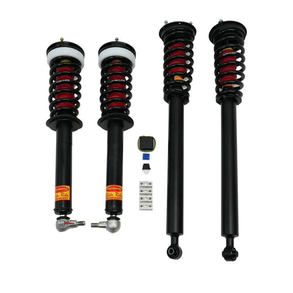 2007-2014 Mercedes-Benz CL550 RWD 4 Wheel Hydraulic Suspension Conversion Kit with Suspension Warning Light Module (MU54FM)