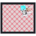 thumbnail image 2 of PinPix 16x14 Custom Cork Bulletin Board Argyle Light Pink Poster Board Has a Fabric Style Canvas Finish, Framed in Argyle Light Pink, by ArtToFrames (PinPix-649), 2 of 6