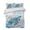 LightBLue, variant on Quilts Full Size Bedding Set, Ocean Turtle Lightweight Quilted Comforter, Blue Sea Underwater Animals Floral Starfish Blue Soft Bedspread Coverlet with Pillow Covers for All Season, 78" x 90"