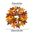 thumbnail image 4 of Halloween Sale Clearance!Fall Decorations for Home, Artificial Fall Wreath Sunflower Maple Leaf Pumpkin Wreath For Thanksgiving Decor, 4 of 7