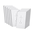 thumbnail image 1 of Cubiertas para Placas de Pared Bates Choice Dúplex Paquete de 10 Blancas, 1 of 7