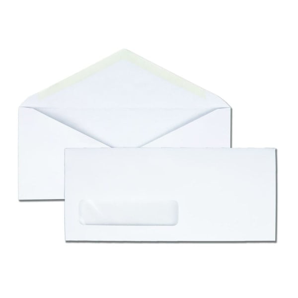 Office Depot® Brand Window Envelopes, Window On Bottom Left, 9, 3 7/8
