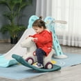 thumbnail image 2 of Qaba Rocking Horse 2 in 1 Ride on Toys and Sliding Car for Kids Baby Rocker Roller Toddler Playset Indoor Outdoor 1-4 Years Old, 2 of 9