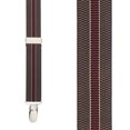 thumbnail image 2 of SuspenderStore Dressy Striped 1-Inch Wide Elastic Suspenders - Clip - 6 Colors, 2 of 4