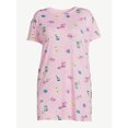 thumbnail image 4 of Joyspun Women's Print Sleepshirt with Pockets, Sizes S/M to 2X/3X, 4 of 5