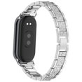 thumbnail image 3 of Smart Watch Band Metal Replacement Strap Rhinestone Stainless Steel Watch Bracelet Wristband for Fitness Tracker Daily Wear, 3 of 5