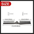 thumbnail image 2 of Professional Fine Cutting Comb, Hair Detangling Comb, Black Carbon Fiber Styling Comb For Curly, Long, Dry, Wet Hair All Types, 2 of 5
