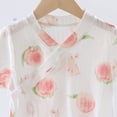 thumbnail image 3 of JUMEYU Baby Girl Summer Clothes Newborn Baby Short Sleeve Bodysuit Baby Clothes 0 3 6 9 12 18 24 Months (Pink,6-9 Months), 3 of 4