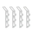 thumbnail image 1 of Hanger Connector Hook 4PCS Cascading Hanger Organizer Heavy Duty Wardrobe Space Saving Closet Storage Solution 4PCS, 1 of 8