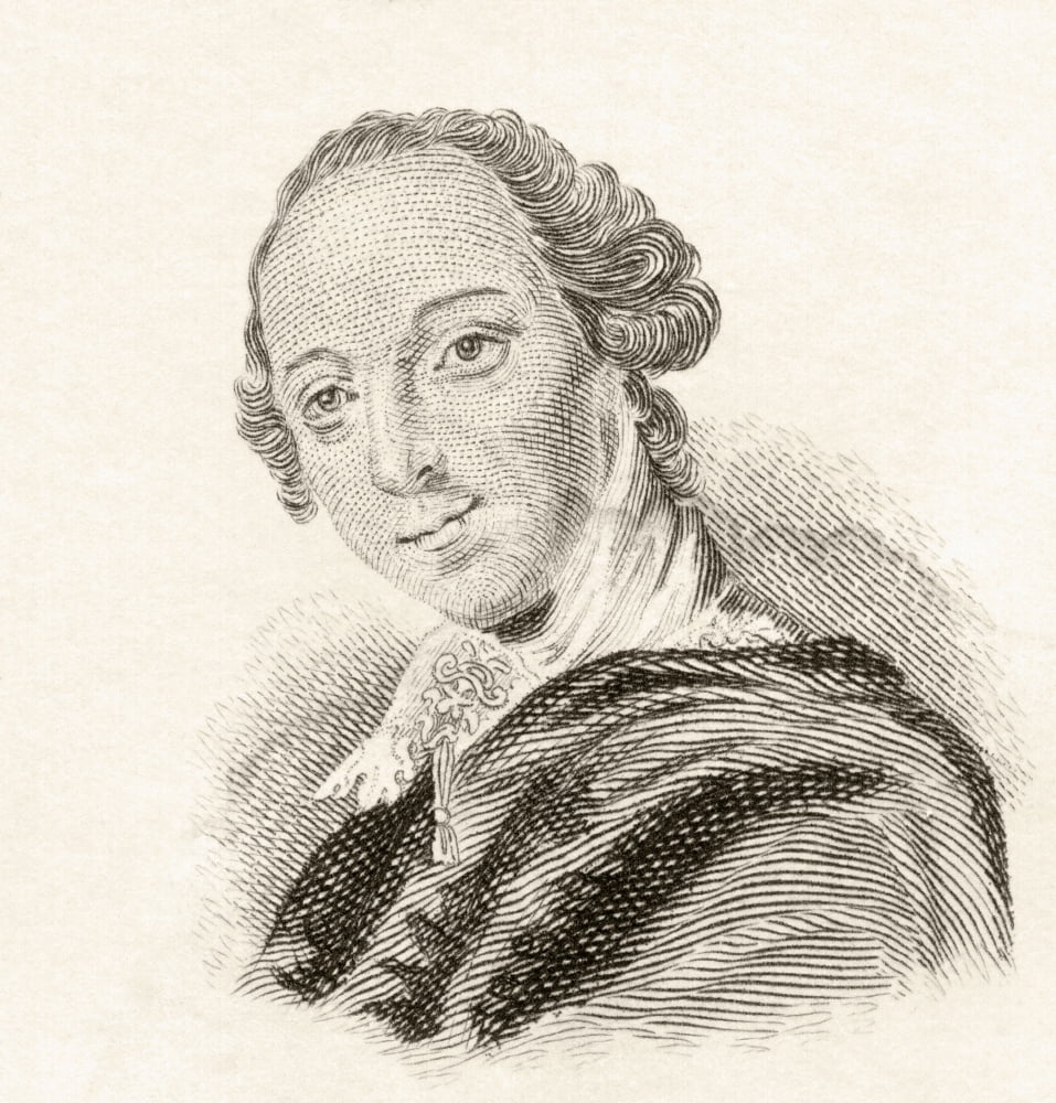 Horatio Walpole 4Th Earl Of Orford 1717 To 1797 English Art Historian Man Of Letters Antiquarian And Politician From Crabbs Historical Dictionary Published 1825 Canvas Art - Ken Welsh Design Pics (14