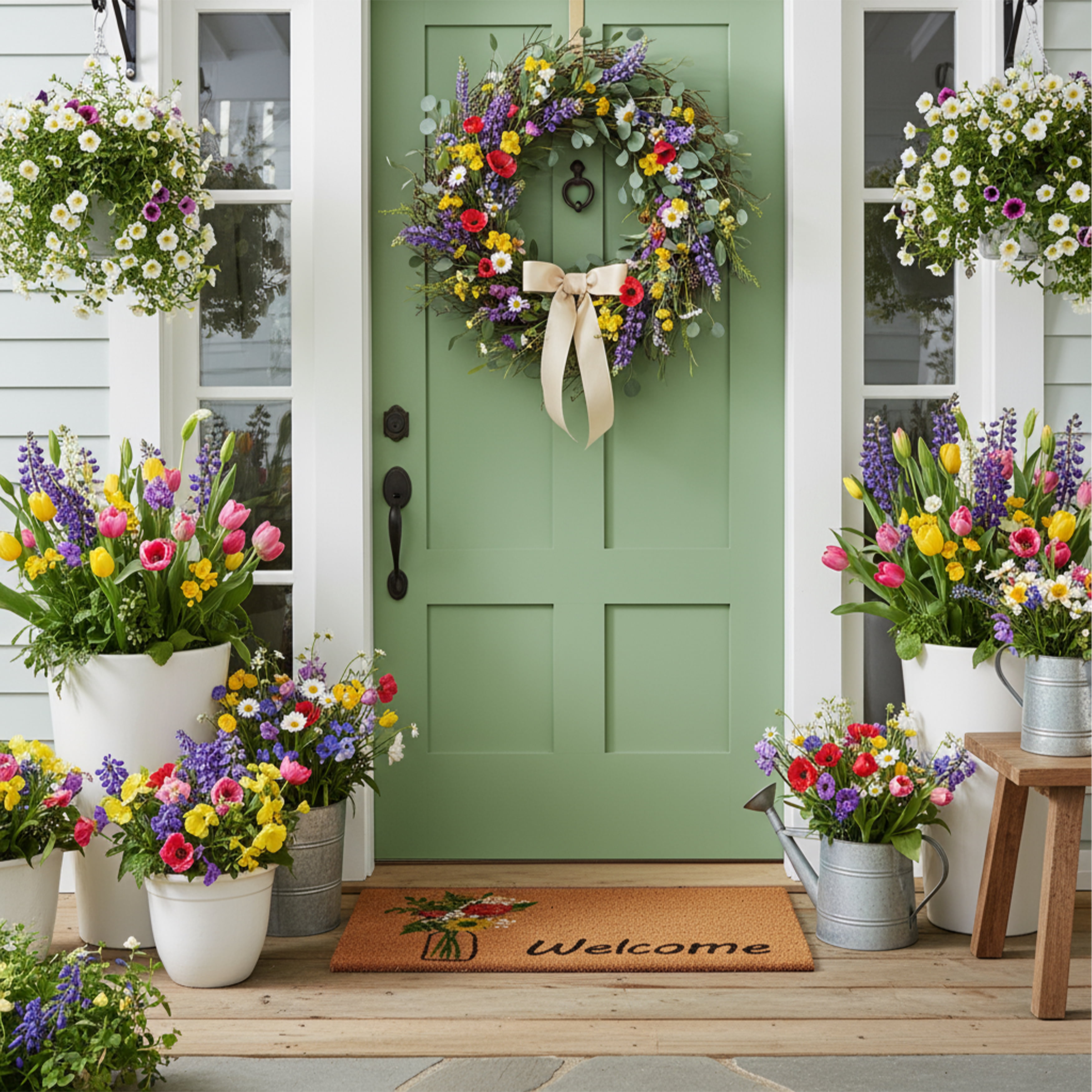 Calloway Mills Summer Bouquet Outdoor Doormat