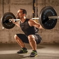 thumbnail image 6 of BalanceFrom 5FT Barbell Set with Color Letter Rubber Bumper Plates & Small Hub – Includes Pairs of 25LB, 35LB, 45LB, 55LB, Available in 120LB, 210LB, or 320LB Sets, 6 of 6