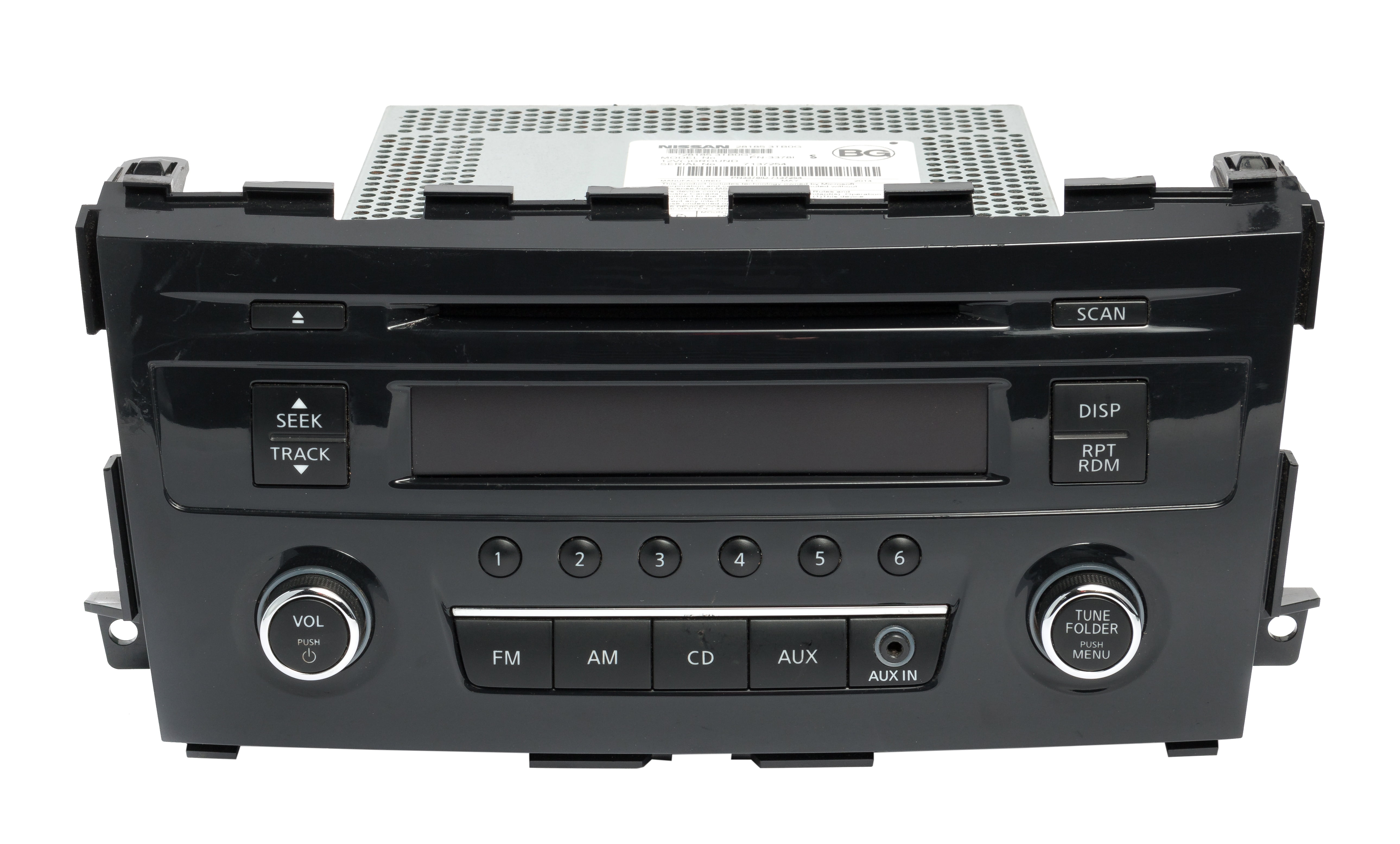 Restored 2013-2015 Nissan Altima AM FM Radio Aux Single Disc CD MP3 Player 281853TB0G (Refurbished)