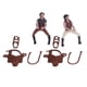 thumbnail image 2 of Figura de Rodeo de caballo para niños, modelo de jinete de caballo de granja simulado, juguete, regalo de cumpleaños, decoración, 2 of 14