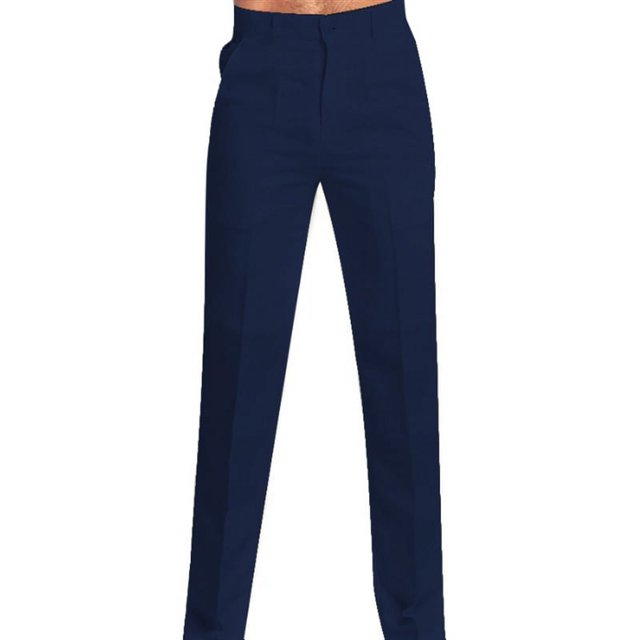 Men‘s Spring and Summer New Solid Color Linen Slant Pocket Loose Casual Trousers