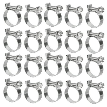 

Hose Clamp 304 Stainless Steel Pipe Clip For Motor Vehicle For Petrochemical For Pharmaceutical 17-19mm